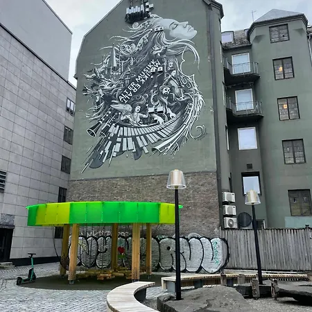 Tomannsbolig Pa Rosenborg 度假居